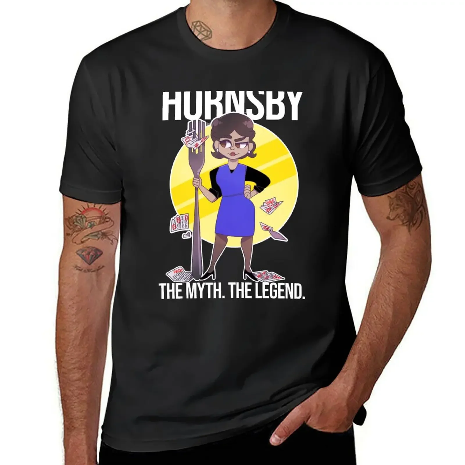 

Футболка Hornsby - Myth & Legend, одежда из аниме, футболка на заказ, незаменимая Мужская футболка, Забавные футболки