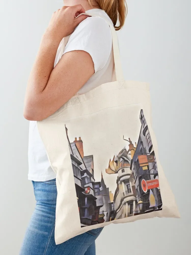 

Diagon Alley Tote Bag Canvas bag for women tote bag university Gift bags Cloth