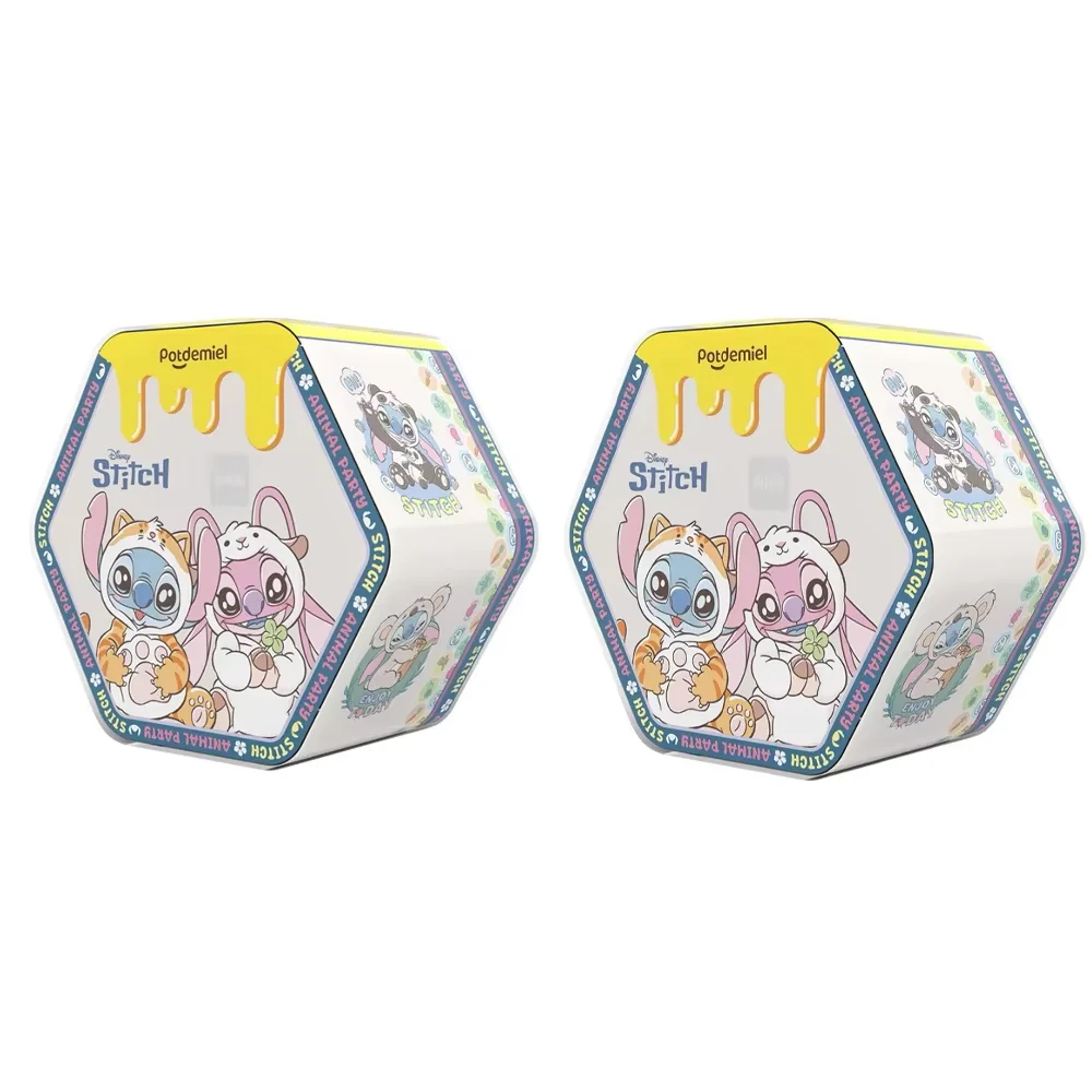 Oryginalne figurki Stitch Animal Party Series Blind Box Kawaii Plush Pendant Mystery Box Anime Figure Decora Collection Prezenty urodzinowe dla dzieci