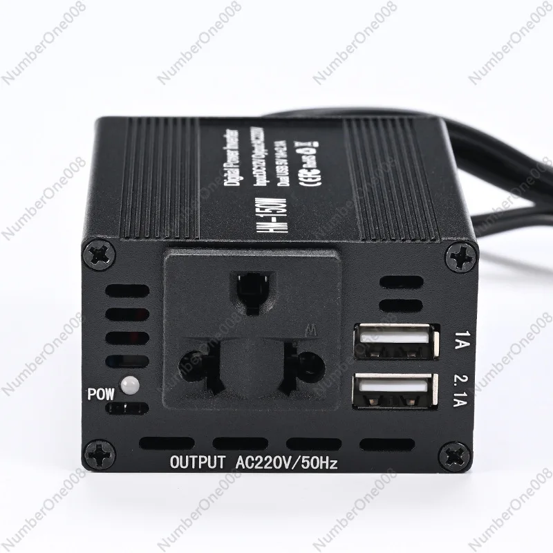 

150W car inverter European standard dual USB inverter power booster 12V to 220V converter