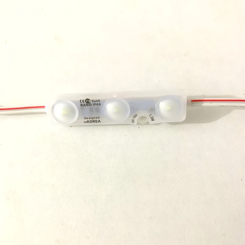 10pcs 5730 injection module 3led DC 12V with lens Waterproof IP68 led light  1.5W white LED sign shop banner Channel Letters