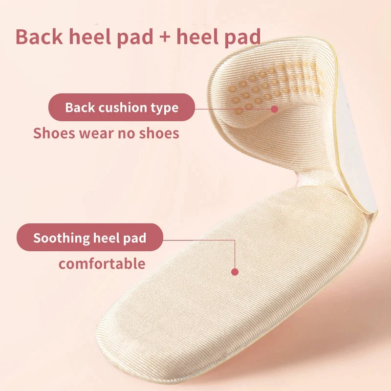 

Shoe Heel Insoles Foot Heel Pad Sports Shoes Adjustable Antiwear Feet Inserts Insoles Heel Protector Sticker Insole Brioche