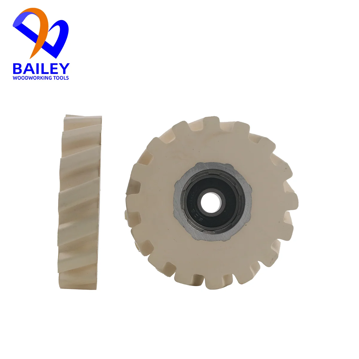 BAILEY 10PCS 65x8x14mm Twill พร้อมร่องกดล้อยาง Roller สําหรับ NANXING ขอบแถบเครื่องไม้เครื่องมือ