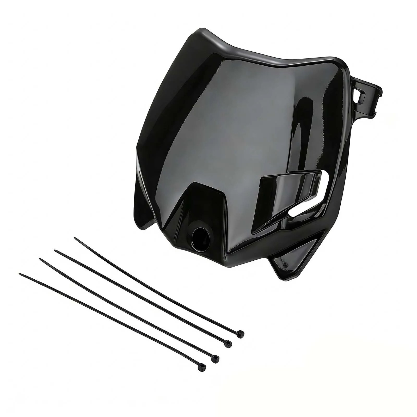 

Black ABS Front License Plate Windshield Cover for For surron For Light Bee Ebike 20x20cm Waterproof Protective Shield