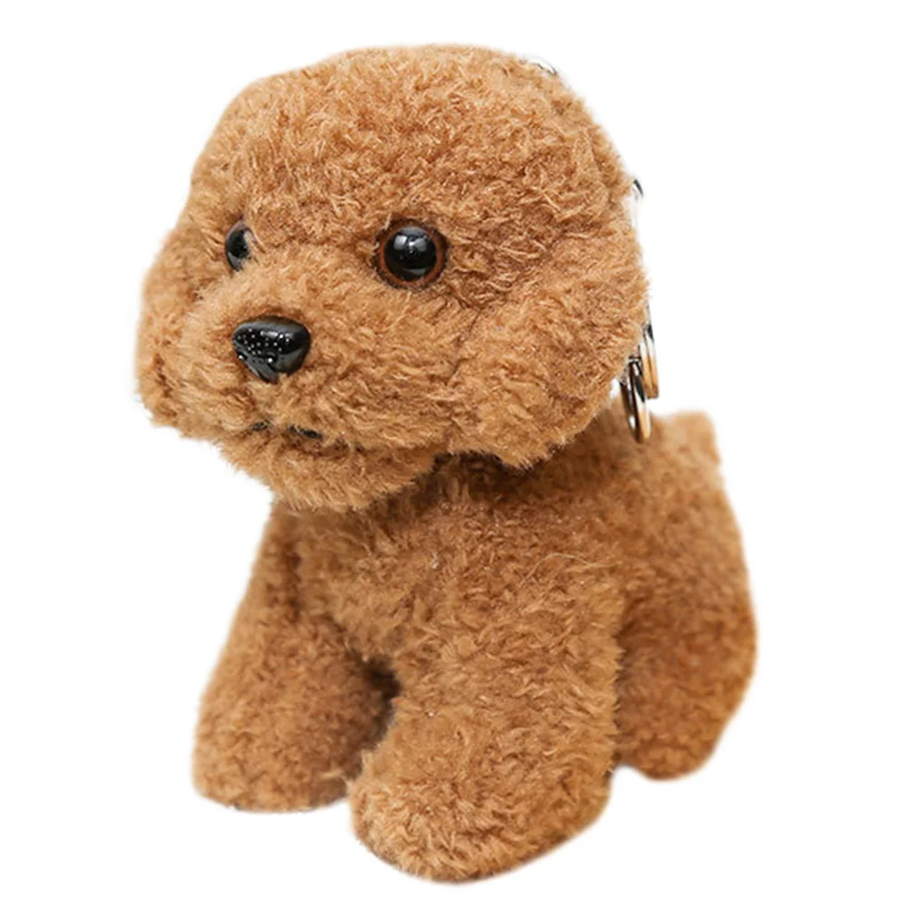 JOCute-Porte-clés décoratif en forme de chien en peluche, accessoires de sac, jouet, dessin animé, adorable, prédire