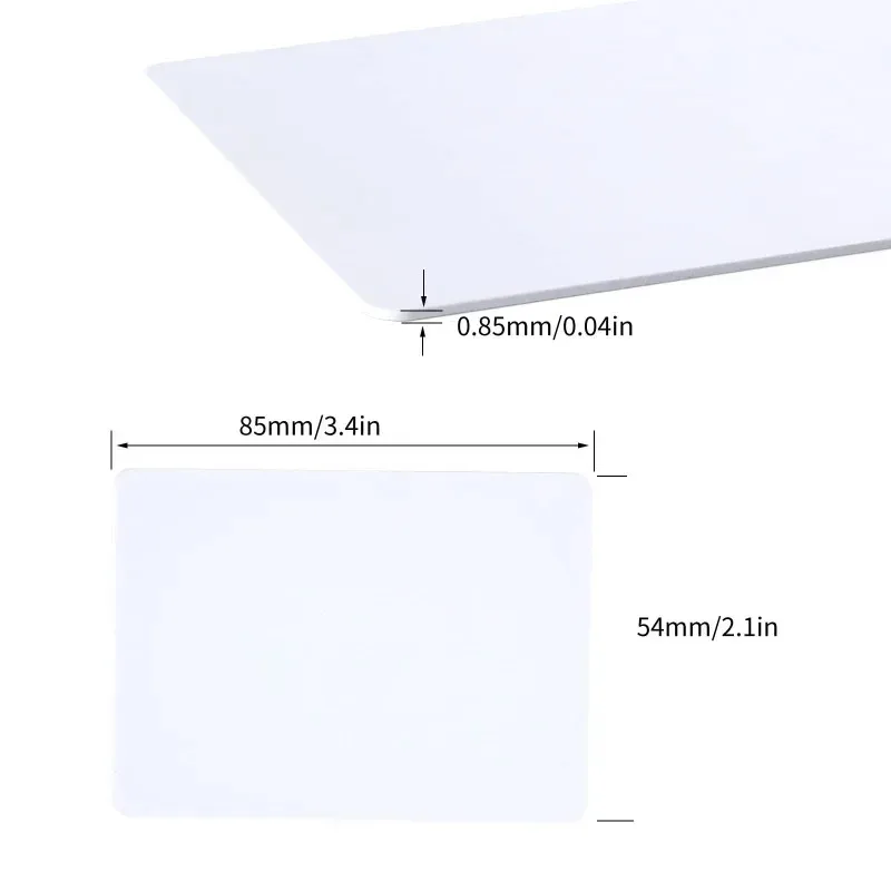 10-100 Pcs NFC 215 Cards 13.56MHz ISO14443A Ultralight Chip 504 Bytes Rewritable for Android NFC-Enabled Phones