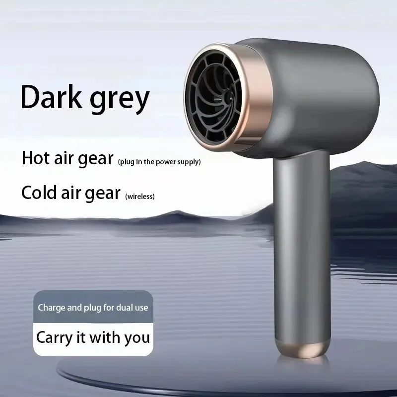 Hair Dryer Charging Portable USB Rechargeable Hairdryer High-Power Home Quick-Dry Hair Salon Travel Blow Dryer Secador de cabelo