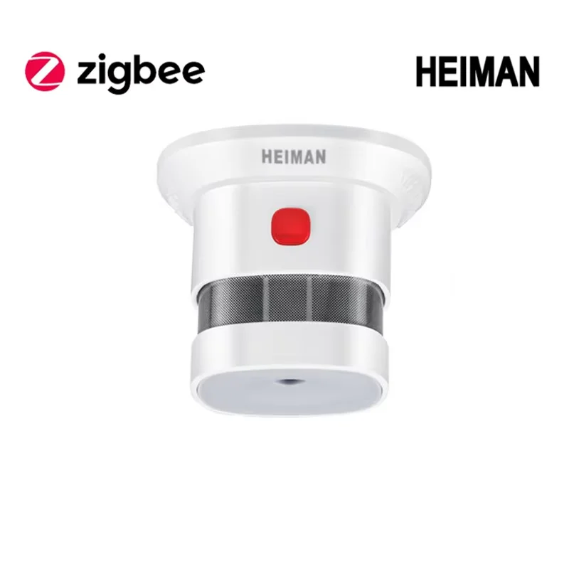 HEIMAN Zigbee Rookmelder Smart Home-systeem 2,4 GHz Hoge gevoeligheid veiligheidspreventiesensor