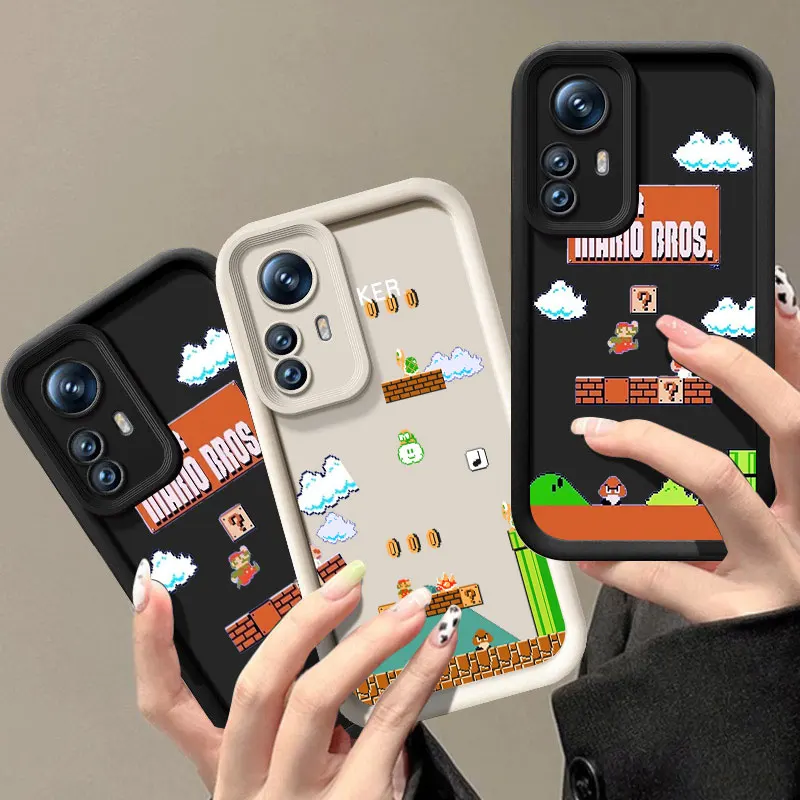 M-Mario Bros Game Phone Case For Xiaomi POCO X3 X4 NFC F3 GT M3 M4 M6 X5 Pro X6 5G C31 C65 F4 F5