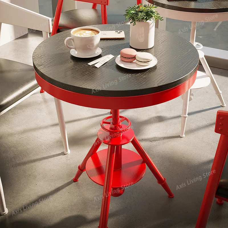 

Furniture Reception Café Tables Living Room Negotiation Balcony Modern Café Tables Leisure Metal Furniture
