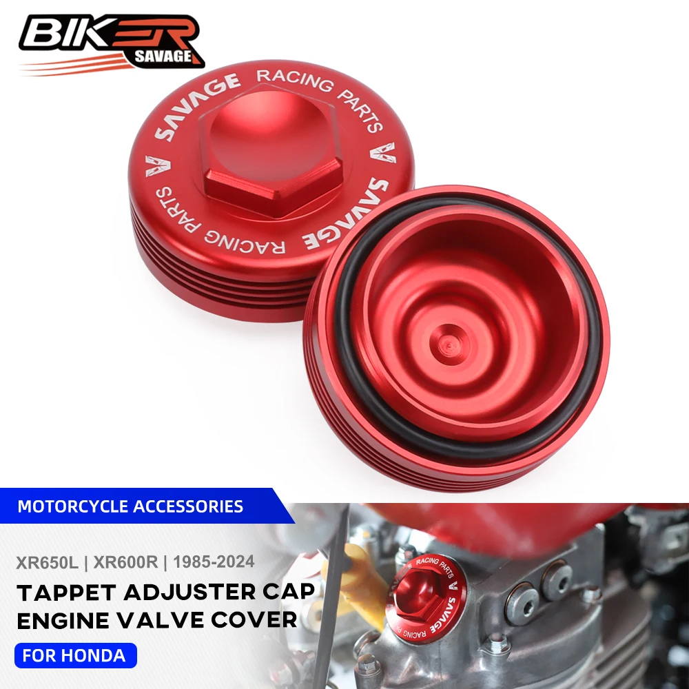 

Tappet Adjuster Cap Valve Cover For Honda XR650L XR600R Motorcycle Adjusting Hole Stem O-ring XR 600 650 L/R 2024 XR 600R 650L