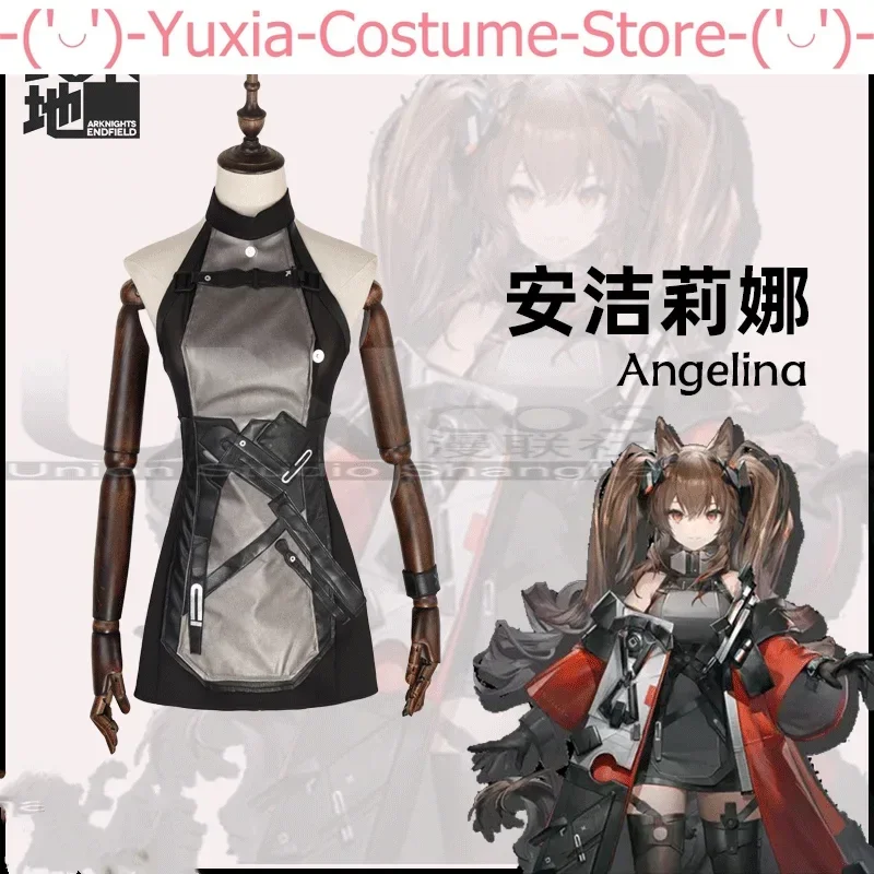 Arknights Angelina Vrouwen Mannen Cosplay Kostuum Cos Game Anime Party Uniform Halloween Spelen Rol Kleding Kleding