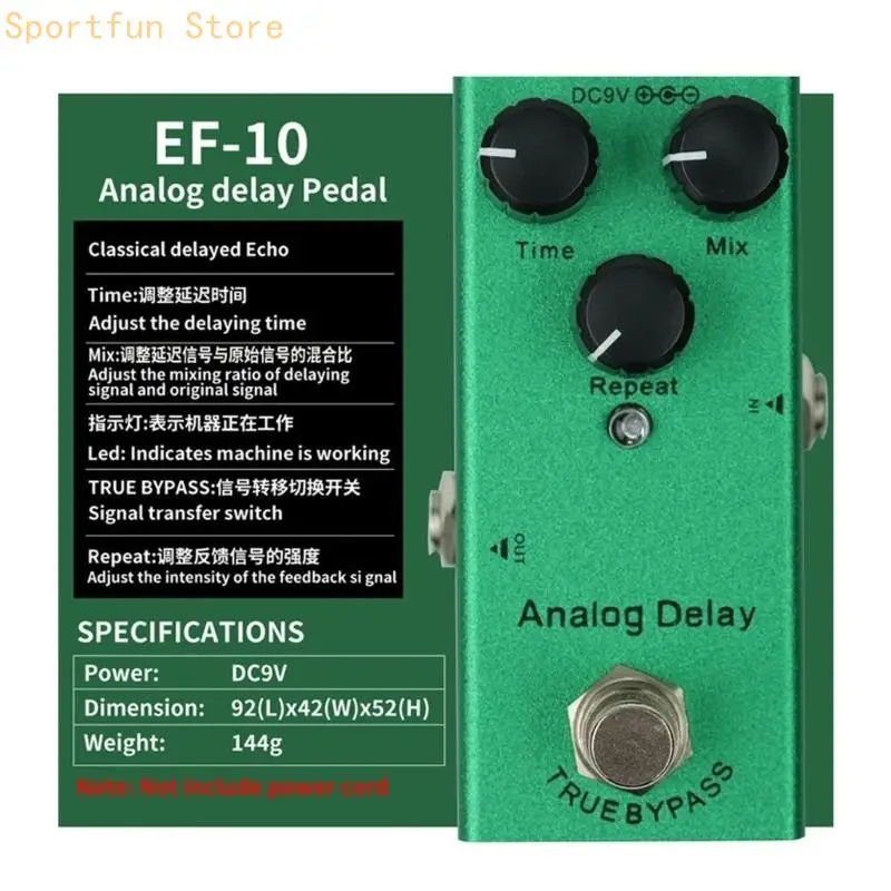 9V Electric Guitar Effect Pedal Musical Instrument Accessories Enduring X7JD