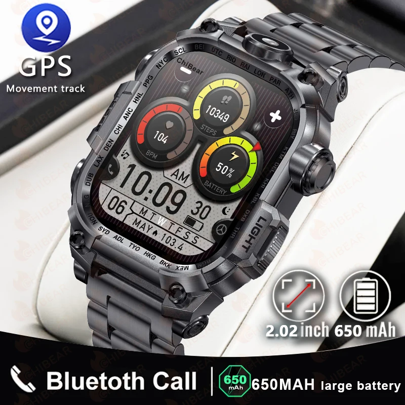 2024 New GPS Outdoor Military Men 650mAh 2.01