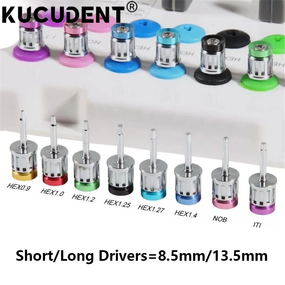Dental Implant Torque Wrench Ratchet 10-70Ncm with 16Pcs Color Coded Screwdrivers for Precision Implant Restoration Tools