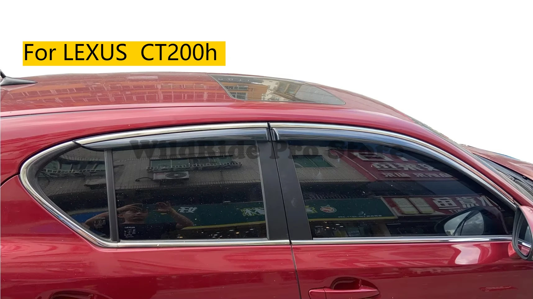 

Car Window Visor Wind Deflector for LEXUS CT200h Door Rain Guard Sun Visor 2010-ON