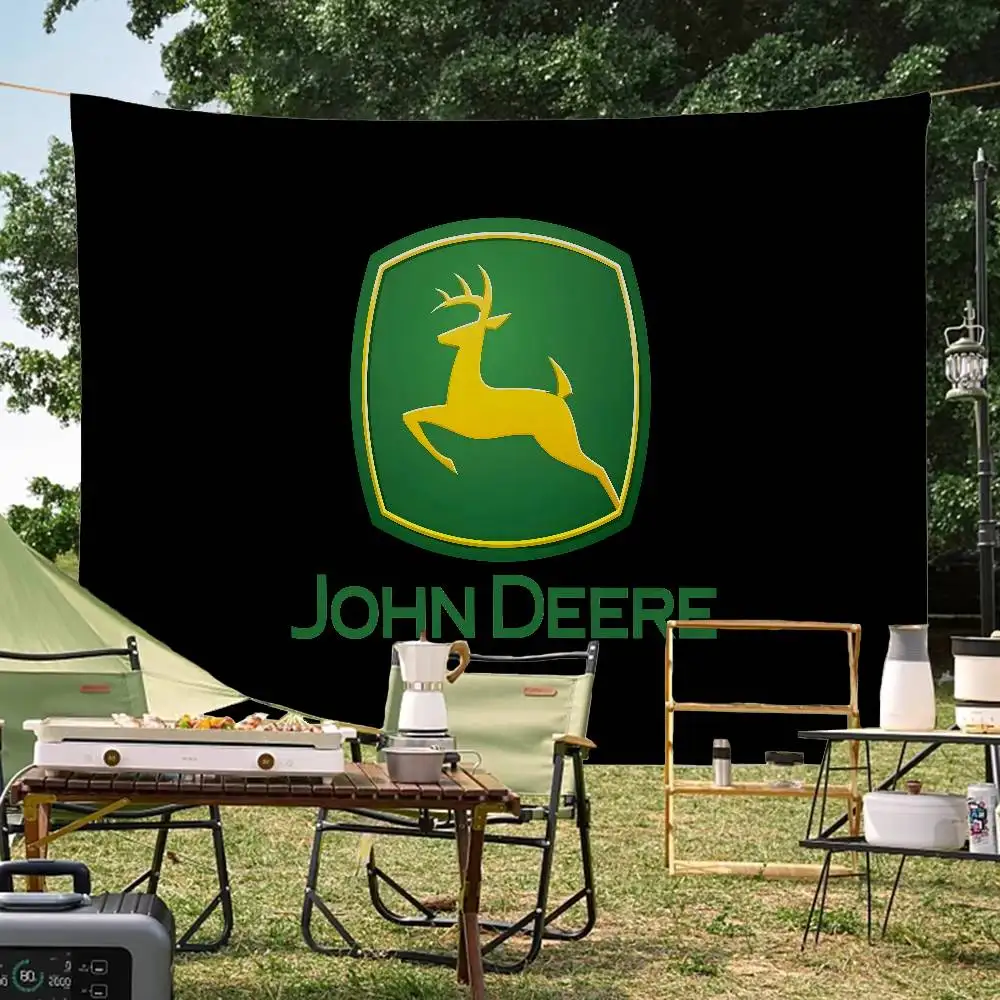 J-John-Logo-Deeres Anime Banner Art Printing Bandeira de parede japonesa com estampa de anime Decoração de casa para pendurar na parede