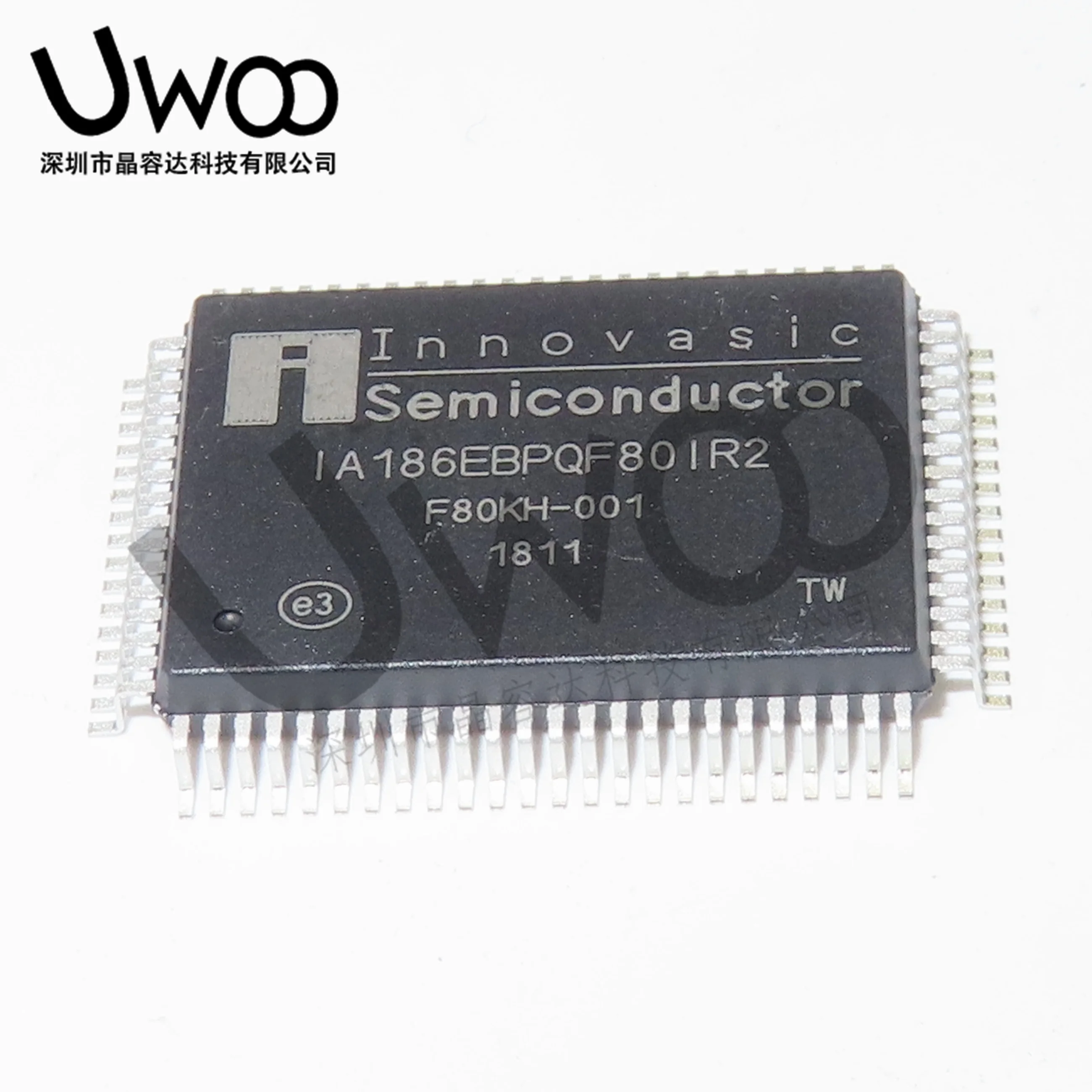 100%Original New   IA186EBPQF80IR2 SMT PQFP-80 8-bit Microcontroller -MCU    ROHS PSE  KC