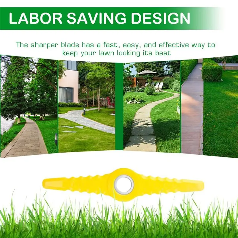 Y50A-For Sun Joe SB600E Compatible 3Pcs SB601RB Replacement Blades, Sharp Blades,Weeding Wacker Replacement Forsharperblade