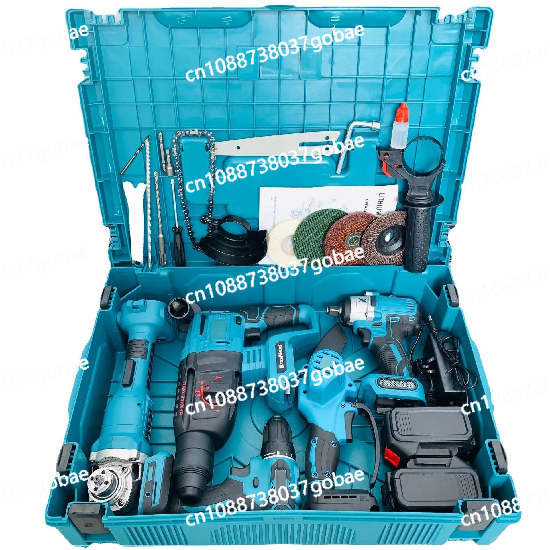 

Бесщеточный инструмент с литиевой батареей, набор из пяти предметов