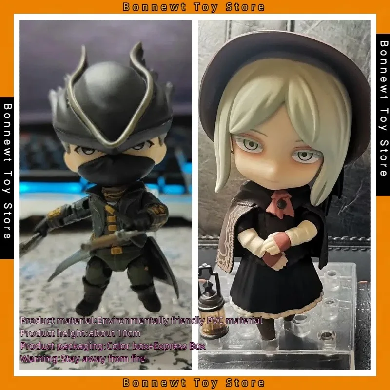 

10CM Bloodborne Q version Nendoroid 1279# Hunter 1992# Witch movable face-changing figure model boxed ornaments Christmas gift