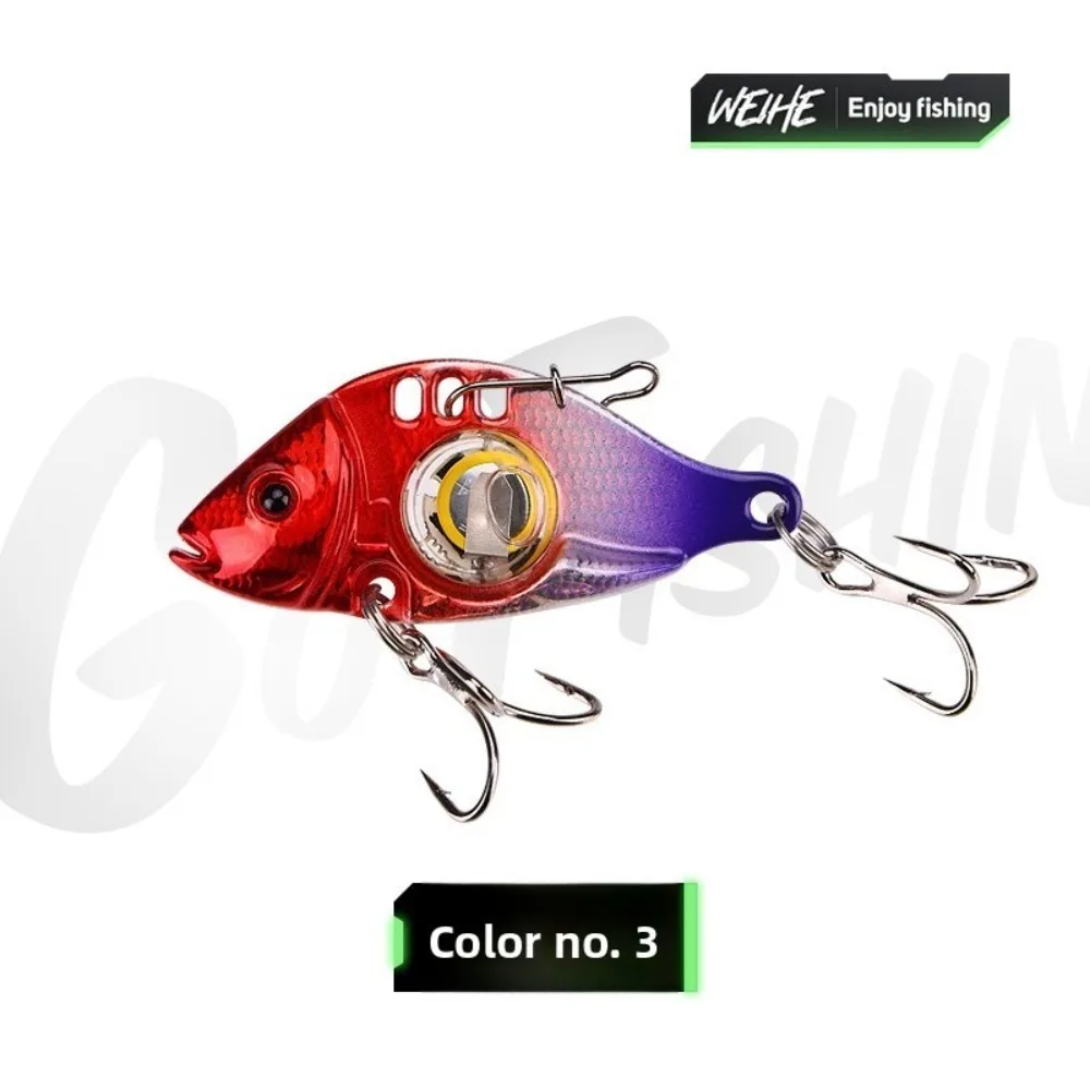 

Zinc Alloy Underwater LED Light Sequined Design Flashing Light Squid Bait Lure Increased Attractiveness Long-Distance Casting