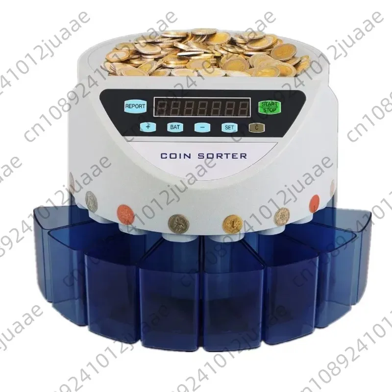 Electronic coin sorter coin counting machine for Euro, GBP, Japanese Yen, Israeli Philippine Dollar tools can be customized