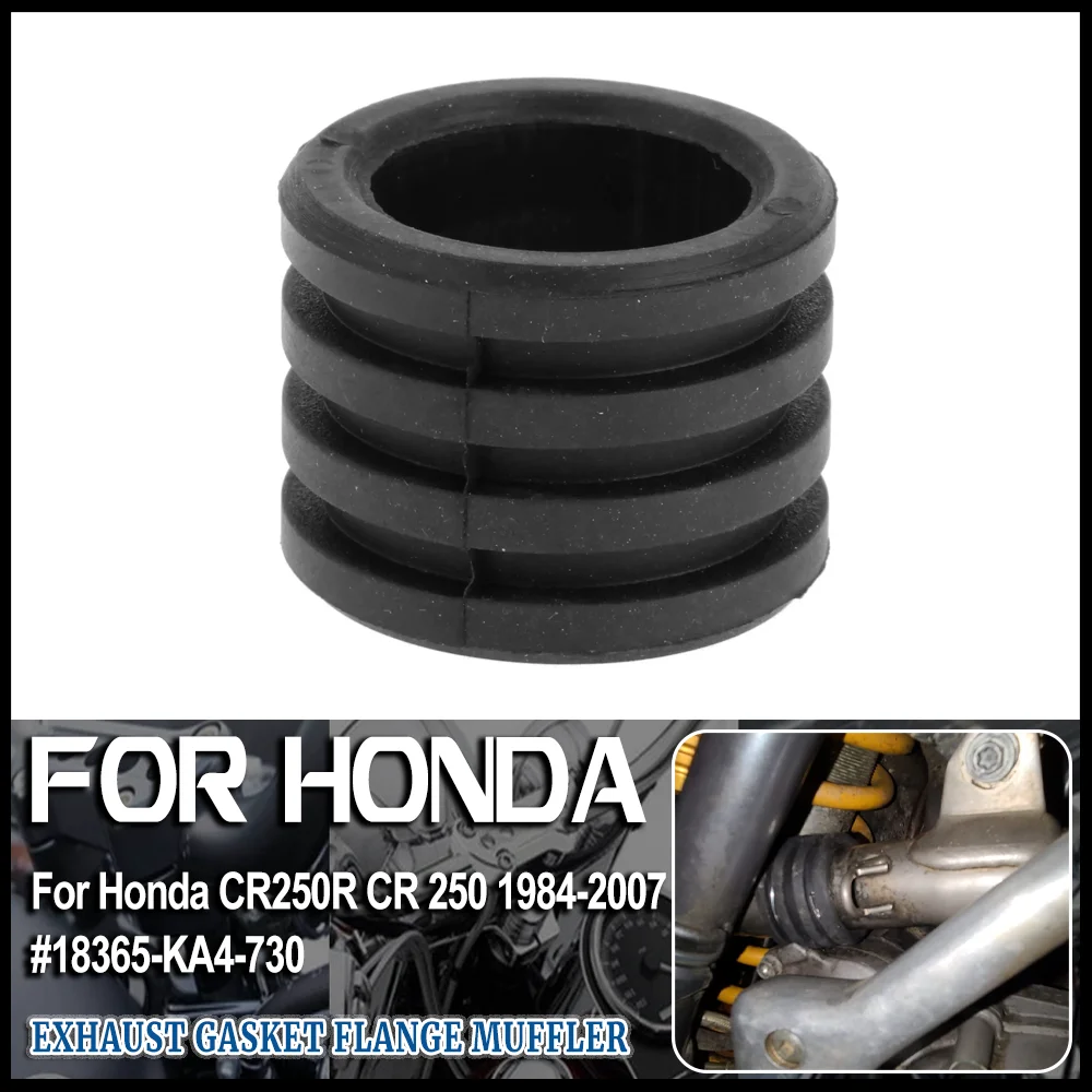 

Exhaust Gasket Rubber Flange Fits for Honda CR250R CR 250 1984-2007 18365-KA4-730
