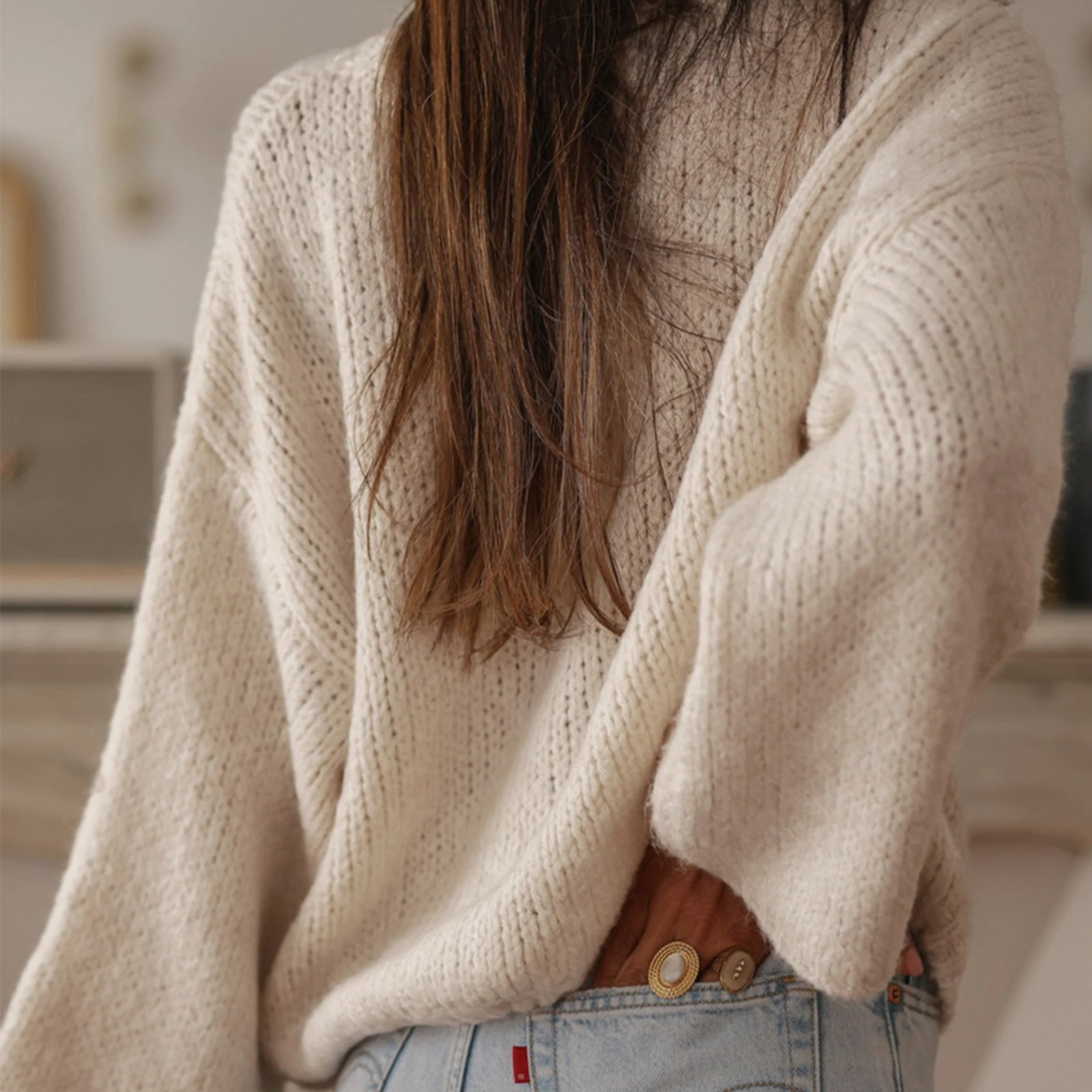 

Casual Minimalist Cardigan Knit Outerwear For Women Cardigan Mujer Ropa Mujer Tendencia 2025 Pulls Femmes Top Mujer New Hot