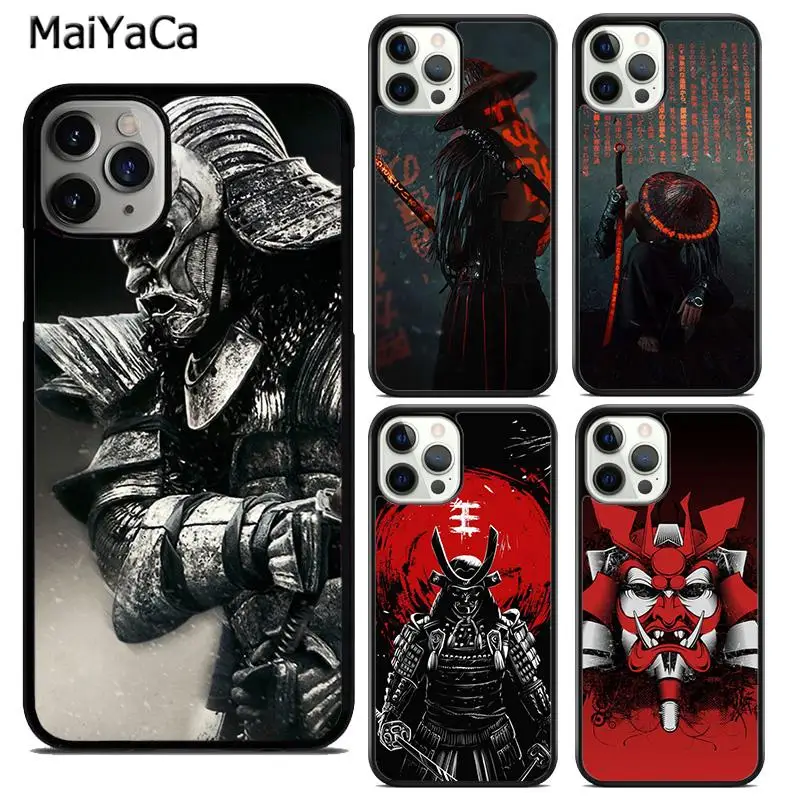 MaiYaCa Japan The samurai Ninja Phone Case Cover For iPhone 16 15 SE2020 6s 7 8 plus 11 12 mini 13 14 pro max shell  coque