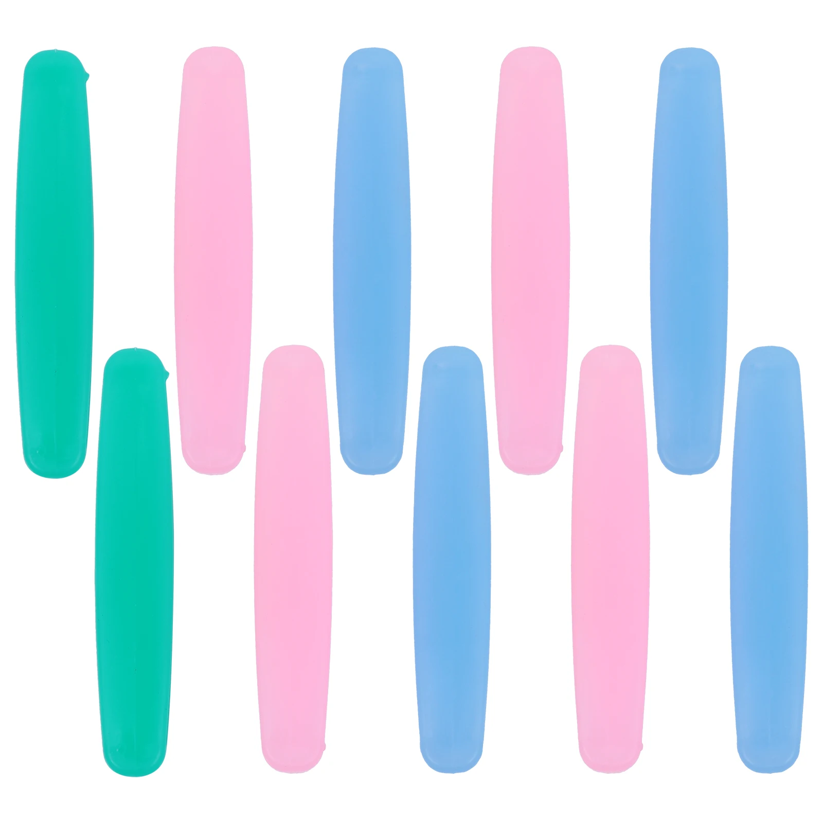 

10pcs Toothpaste Squeezer Rolling Tube Tool Random Color Manual Extruder Cream Tube Saver Home Bathroom Gadget
