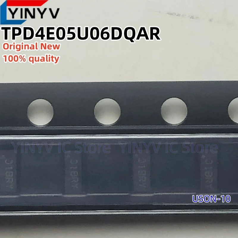 100-3000PCS TPD4E05U06DQAR TPD4E05U06 BRY ESD Suppressor Diode Array Uni-Dir 5.5V 10-Pin USON T/R Original New 100% quality