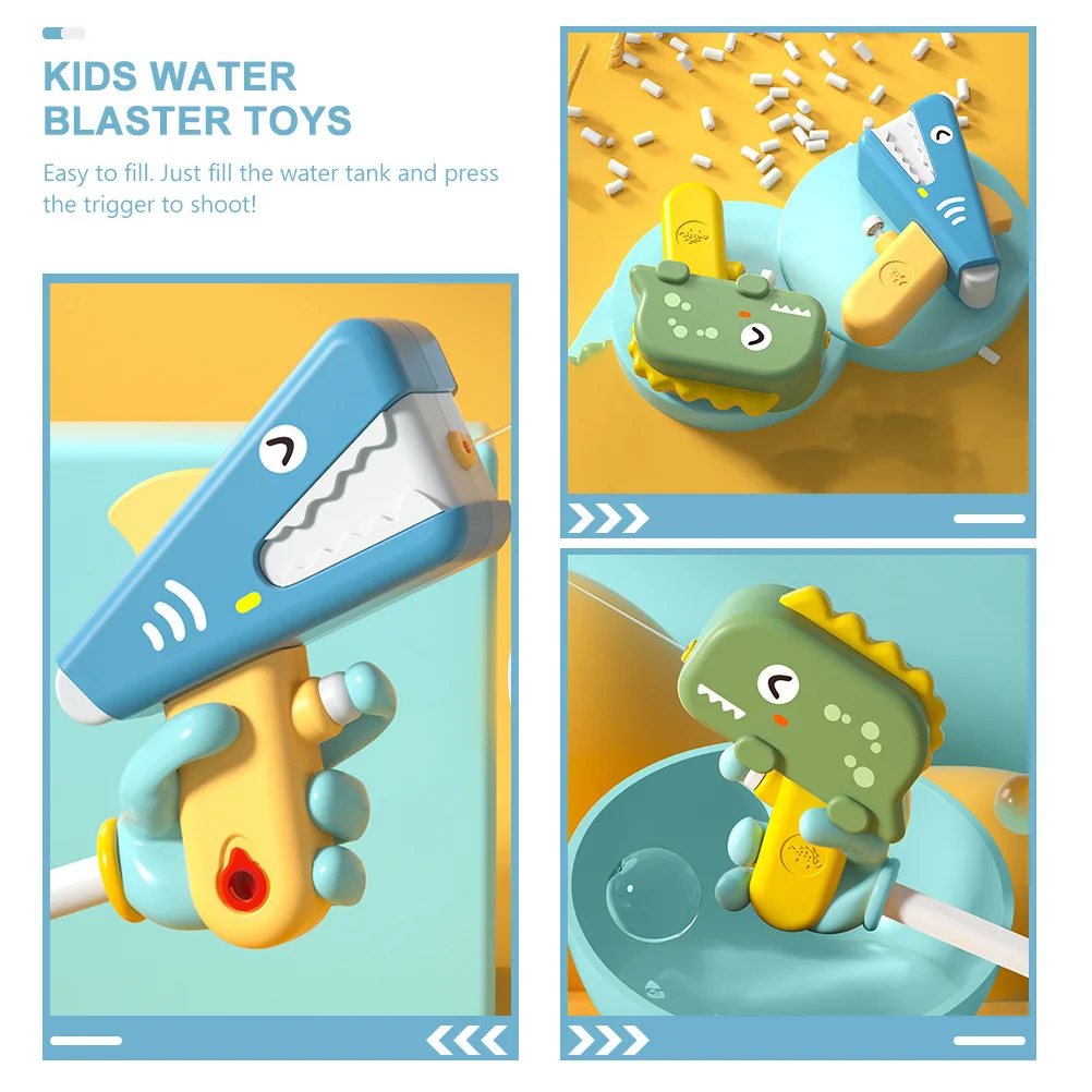 2Pcs Animal Water Guns Plastic Beach Toys Kids Outdoor Sprinklers Summer Fun No Leakage Small Children Play Great Gift