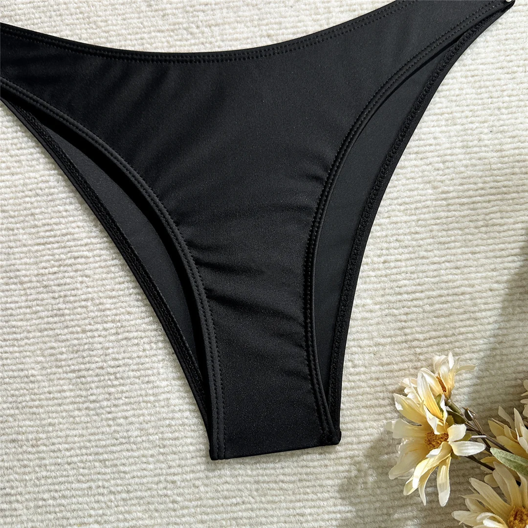 Neu mit Rock, Metallring, brasilianischer Bikini, Damen-Badeanzug, Damen-Bademode, dreiteiliges Bikini-Set, Badeanzug, Badebekleidung, Schwimmbekleidung V6990 – Detail 17