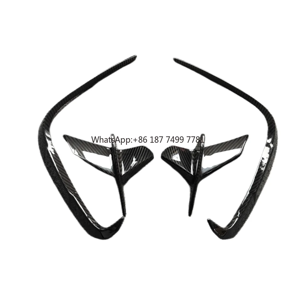 

Dry Carbon Fiber Rear Bumper Decorative Wind Knife for . G16 G15 G14 840 Body Kit