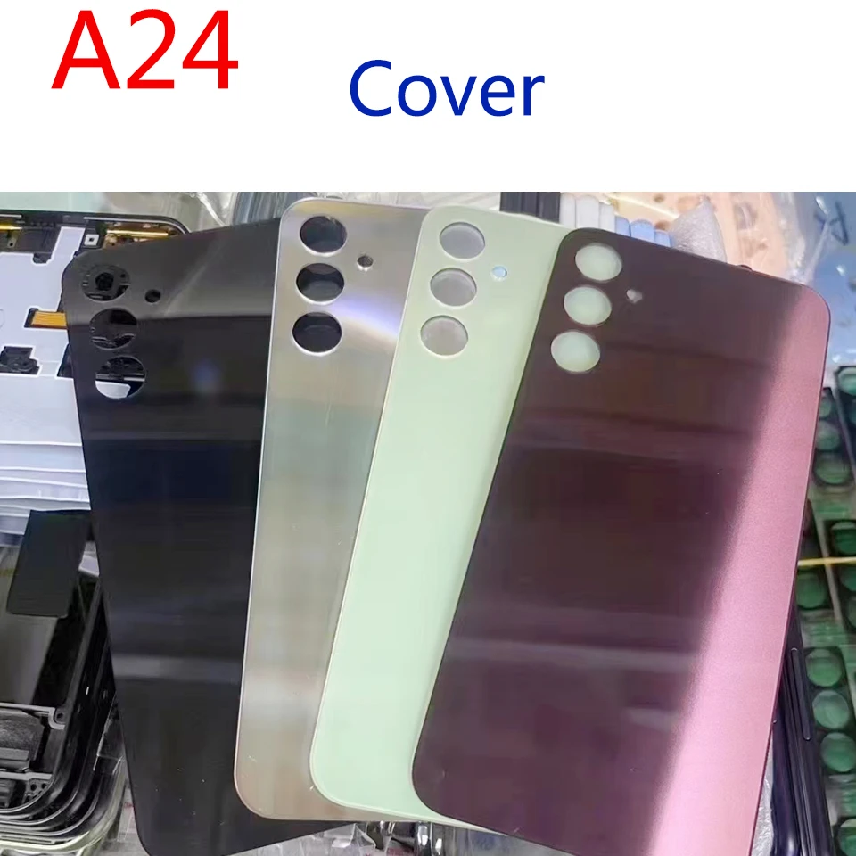 لسامسونج غالاكسي A24 4G A245 الإطار الأوسط + البطارية الغطاء الخلفي استبدال الغطاء الخلفي