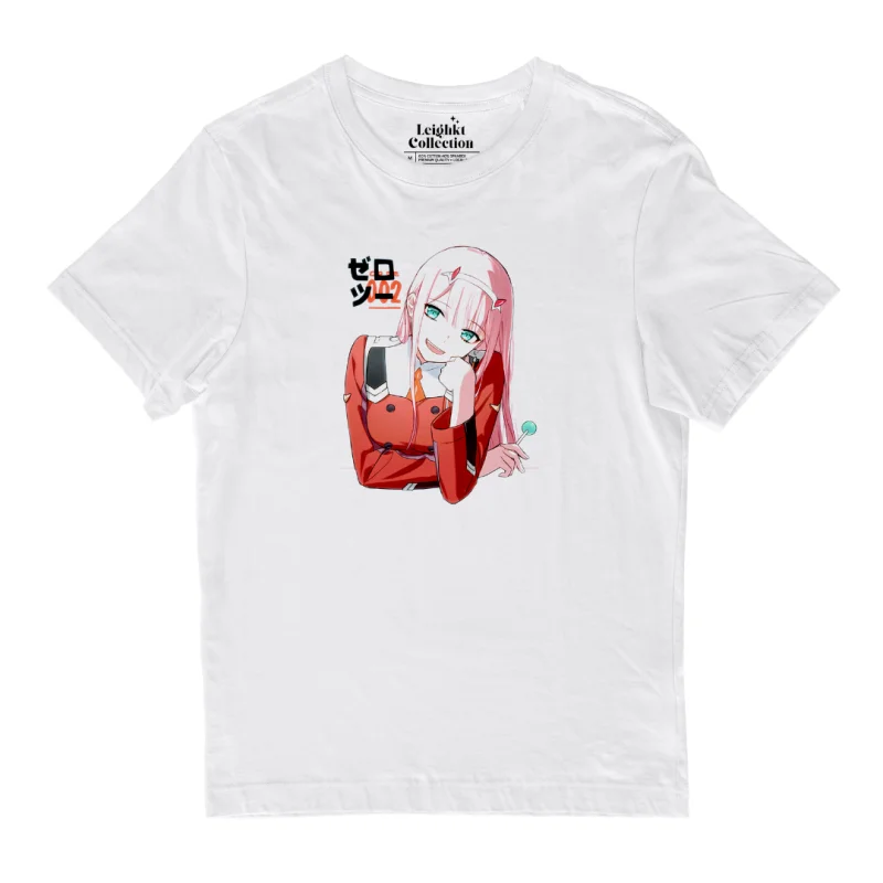 Darling in the Franxx Zero Two Anime Shirt 『Cotton Spandex』 T-shirt