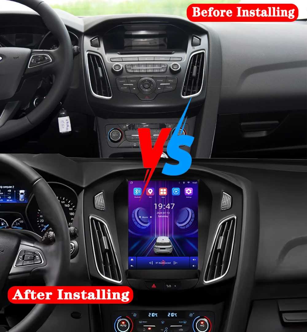 9.7 inch For Ford Focus 3 Mk 3 2011-2019 Android 16 GPS Navi DSP IPS Touch Screen 4G Car Multimedia Player 8 Core Tools