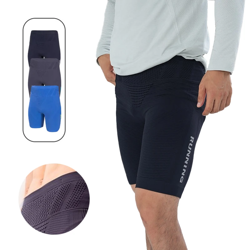 

Мужские компрессионные шорты с карманами для тренировок, бега, велоспорта, тренажерного зала, быстросохнущие дышащие спортивные боди, нижнее белье