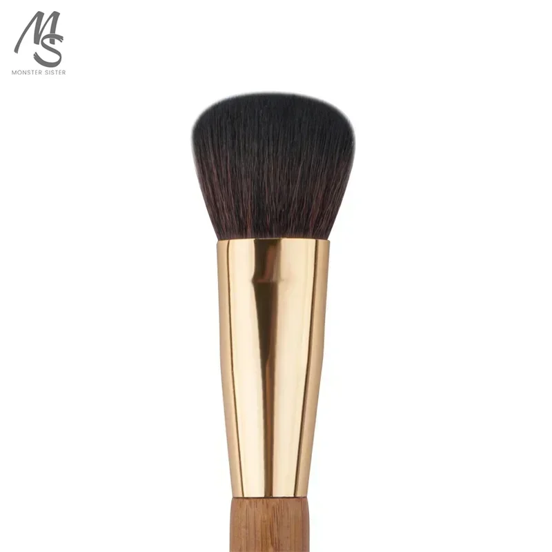 Bamboo Handle Powder Round Brush Real Techniques Blush Concealer Brushes Beauty Tools