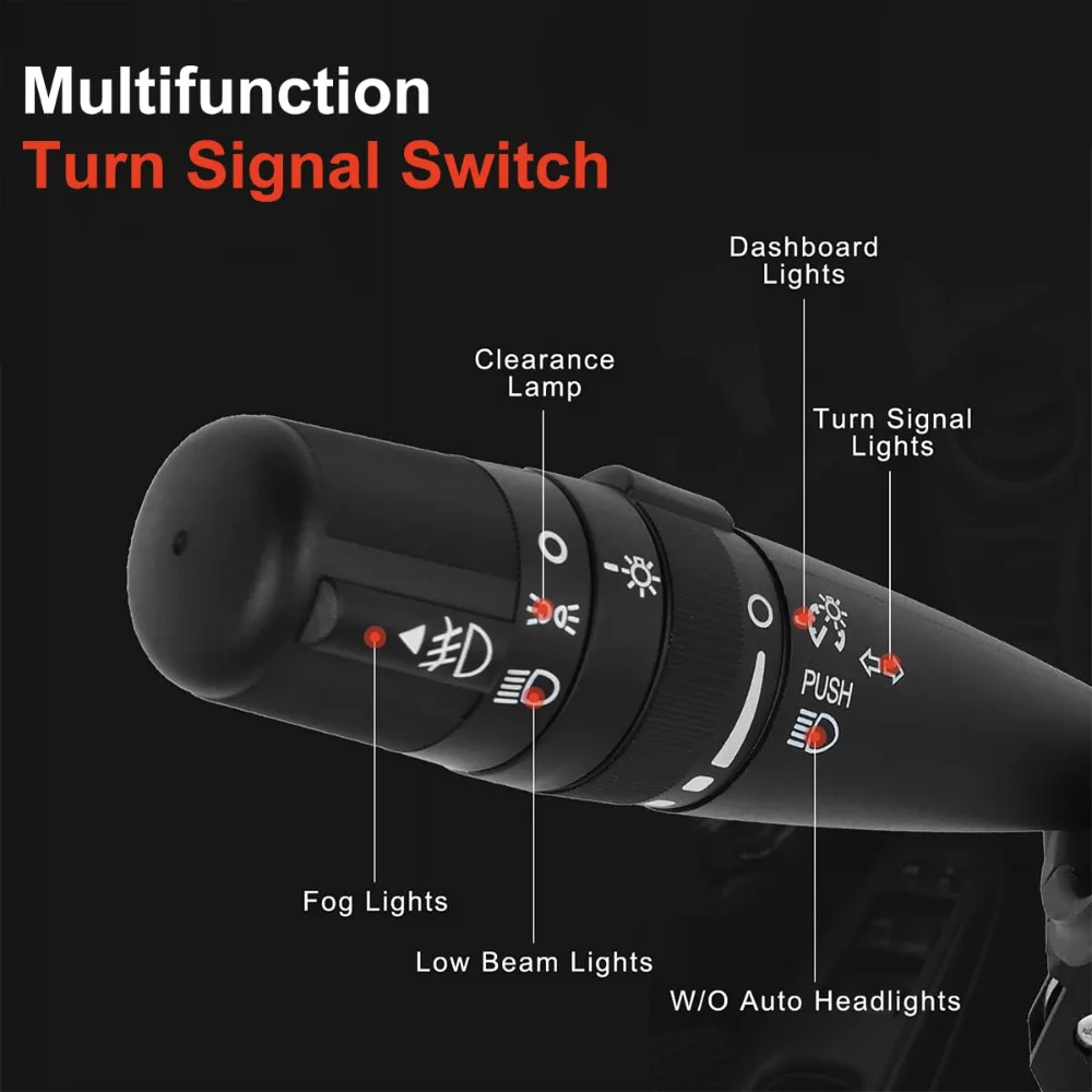 ジープラングラー 2007-2016 05183947AA 68041485AC 68041485AD フォグライトヘッドライト多機能ターンシグナルスイッチ 05183947AA