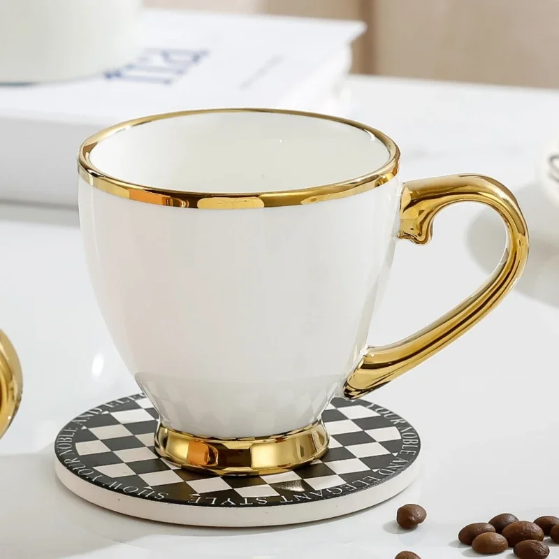 

Nordic Light Luxury Color Glaze Mug Phnom Penh High Value Ceramic Coffee Cup Noble Afternoon Tea Accompaniment Drinking Cup