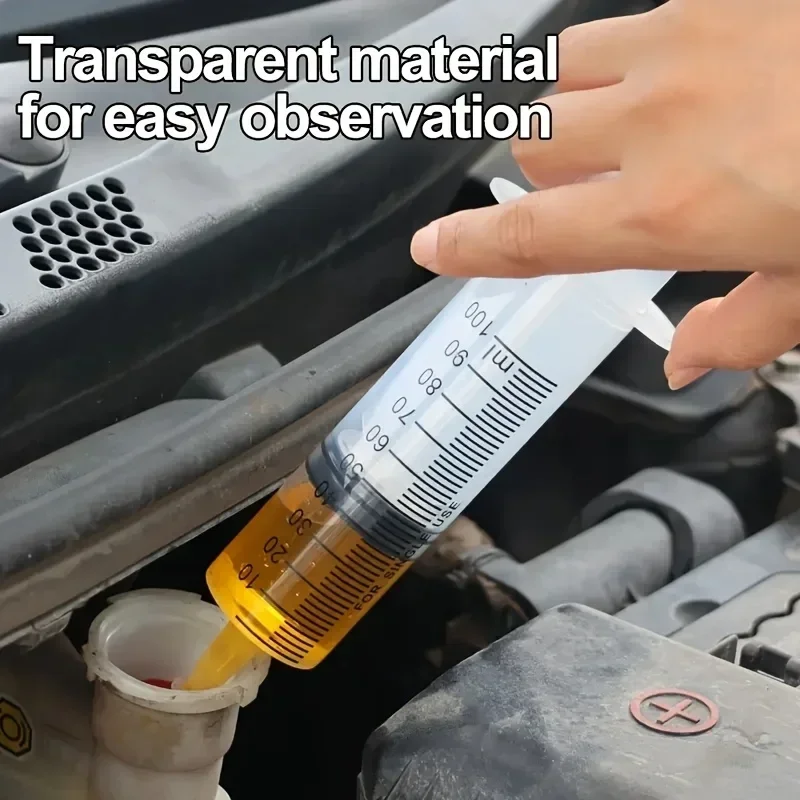 1Set Car Oil Pump Large Capacity Extractor Syringe with Scale for Automobile Truck Oil Exchange Cars Tools Mechanical Workshop