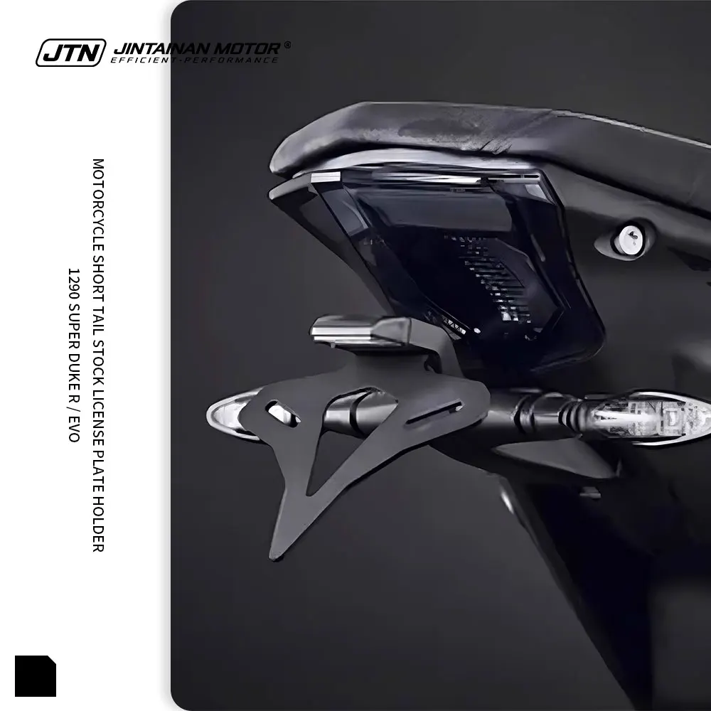 

JTN Motorcycle Rear Short Tail Stock License For 1290 SUPER DUKE R 2020-2026 LED Lights License Plate Holder Accessories