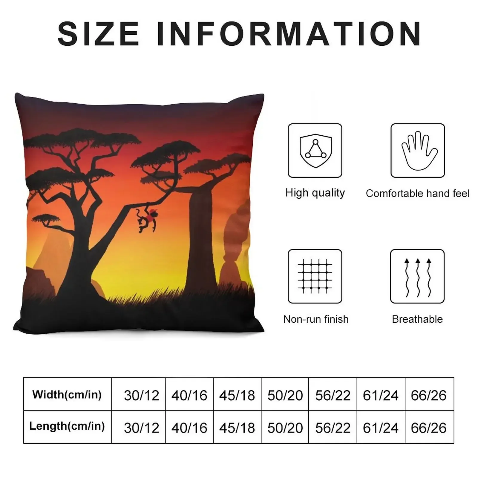 Bright Savannah Throw Pillow christmas supplies sleeping pillows christmas pillow case pillow