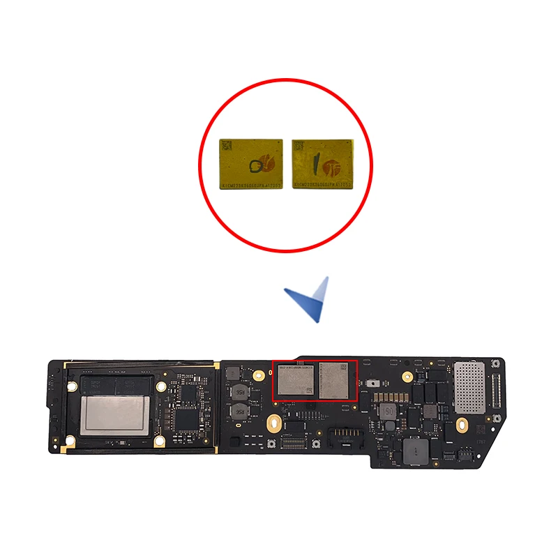 Tested 256G 500G 1TB 2TB SSD Nand Chip IC For MacBook Air A2337 Pro Retina A2338 13\