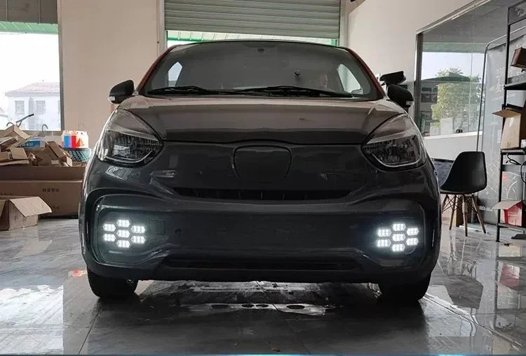 For Roewe CLEVER / SAIC CLEVER 2020-2025 Car Led Daytime Runnning Light Flowing Turn Signal Front Fog Lamp Modification Daylight detail image 1
