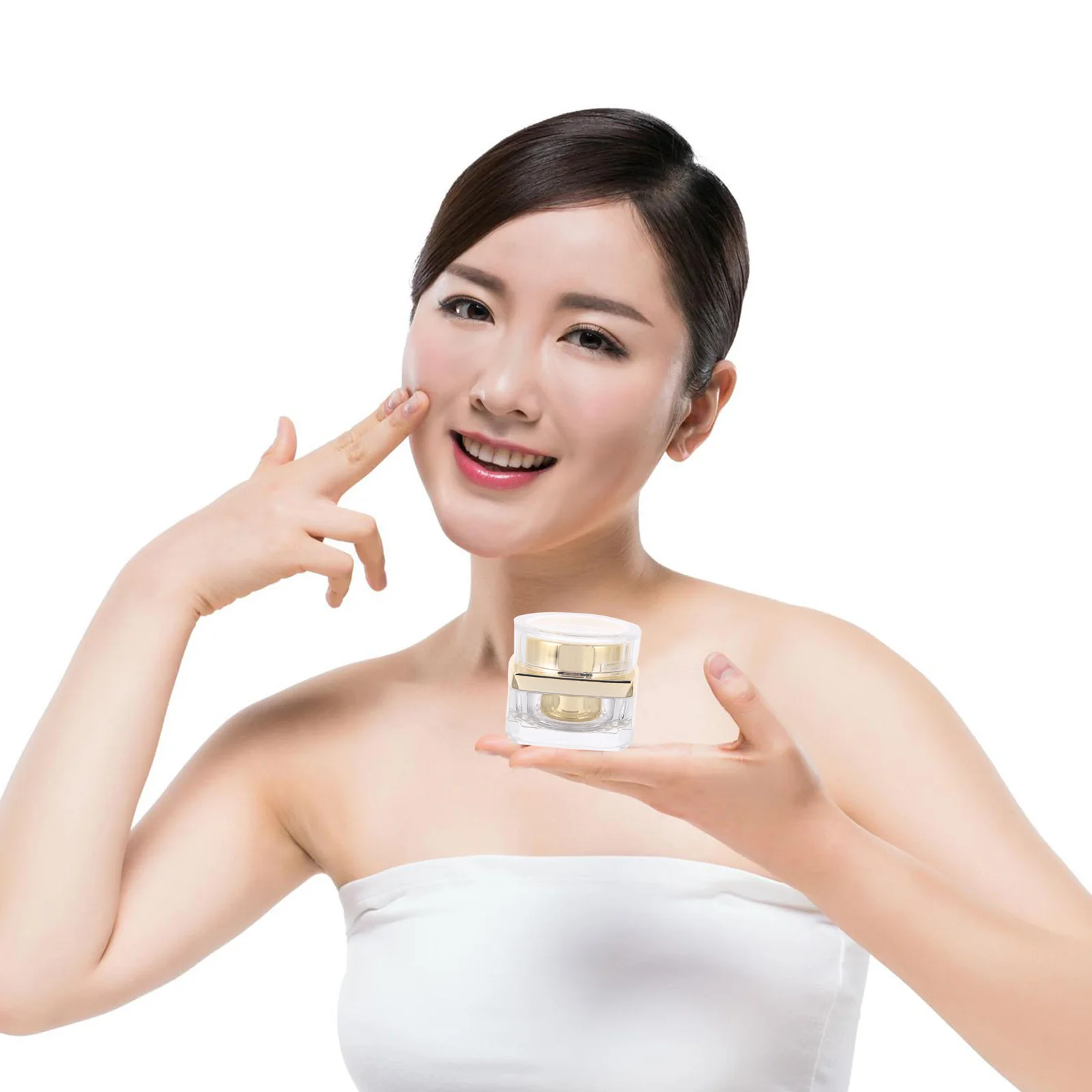 

Reusable Cream Bottle Small Storage Container Golden Portable Jar Lotion Holder Subpacking Bottle For Ointments Creams