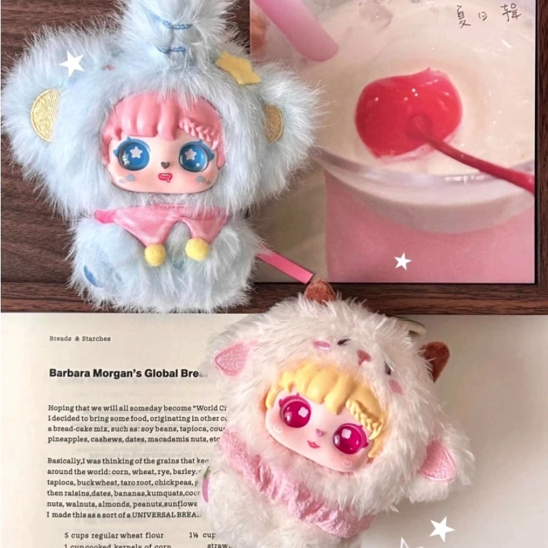 Oryginalny Sanmi Królik Mały Skarb Seria Ręka w Ręce Pluszowy Blind Box Ozdoba Kreskówkowy Prezent Niespodzianka Modna Zabawka Lalka