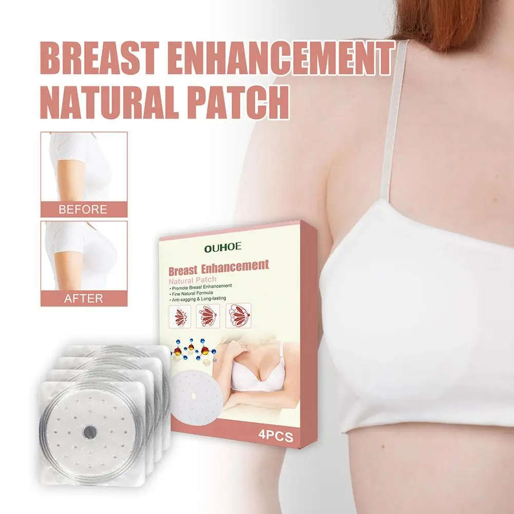 4Pcs Women Anti-sagging Upright Breast Lifter Breast Enhancer Patch Bust Augmentation Firming Bust Lifting Pad